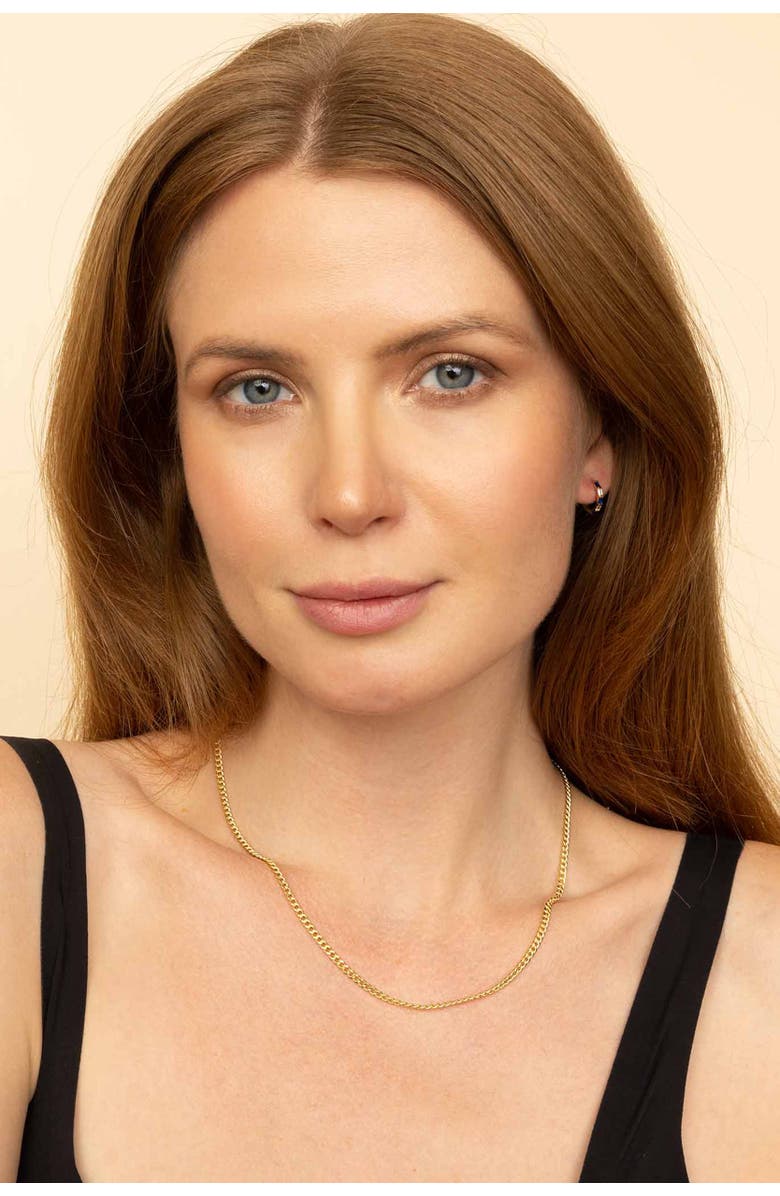 Oradina 14K Gold Estate Cuban Necklace, Alternate, color, Yellow Gold