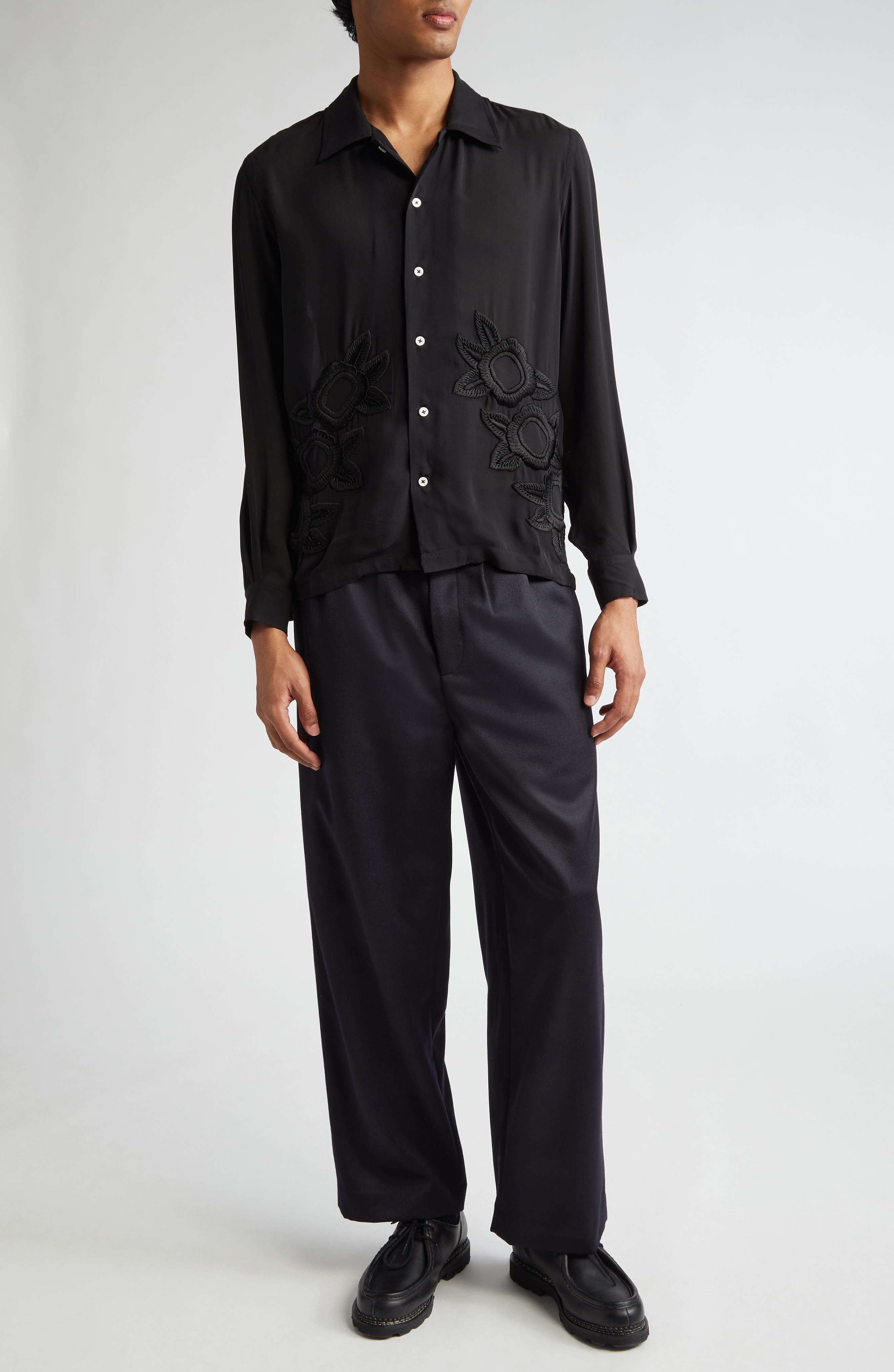 Numerals Wool Trousers - image 2