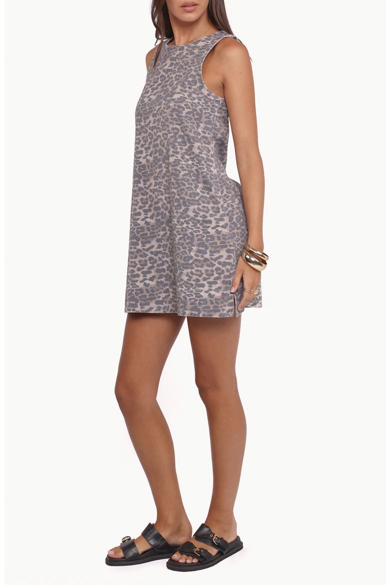 Deja A-Line Minidress, Main, color, LEOPARD