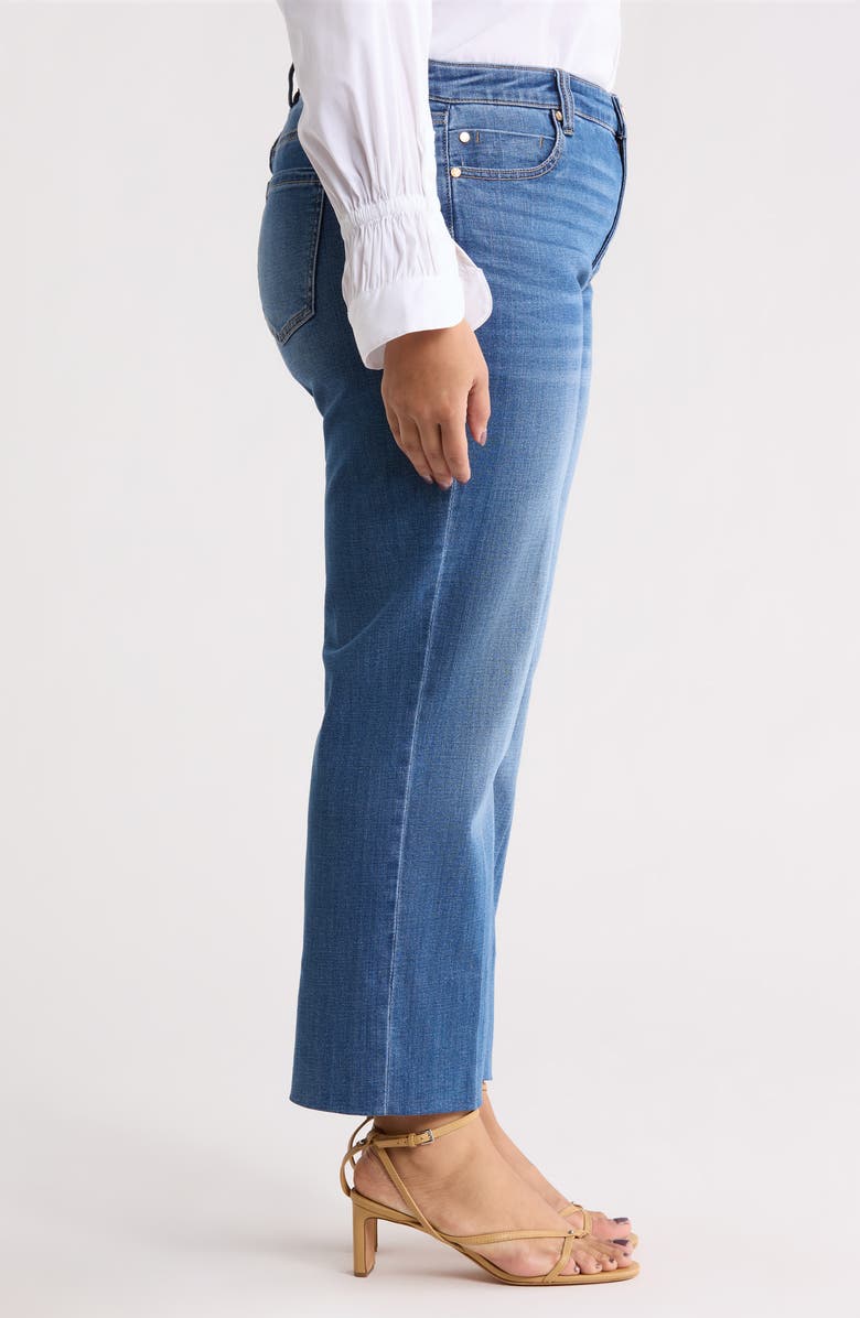 Liverpool Los Angeles Kennedy High Waist Crop Straight Leg Pants, Alternate, color, Newport Beach