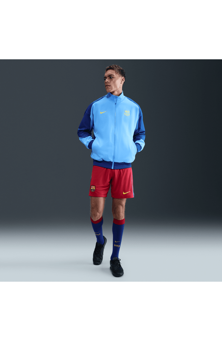 Nike Men's Nike Blue Barcelona Special Edition Strike Anthem Full-Zip Dri-FIT Jacket, Main, color, Blue