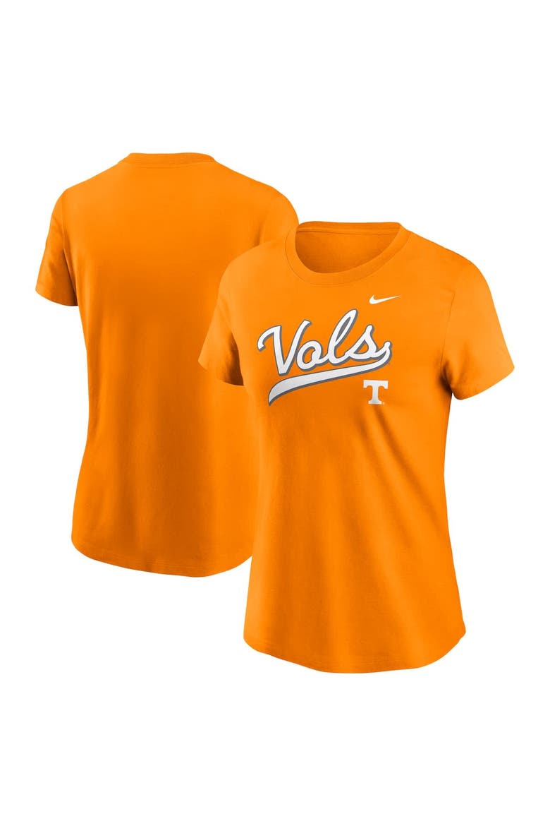 Women's Nike Tennessee Orange Tennessee Volunteers Local Script T-Shirt, Main, color, Tennessee Orange
