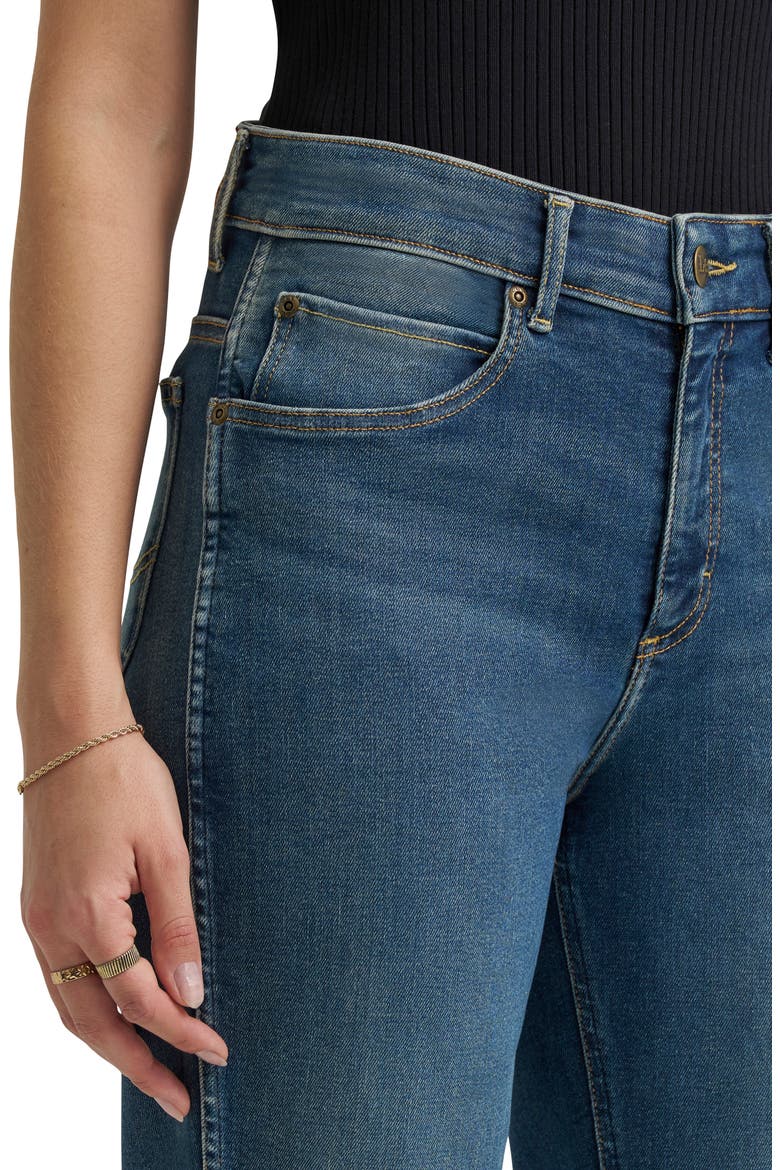 Rider™ Ever Fit Mid Rise Slim Straight Leg Jeans, Alternate, color, INDIGO TEA