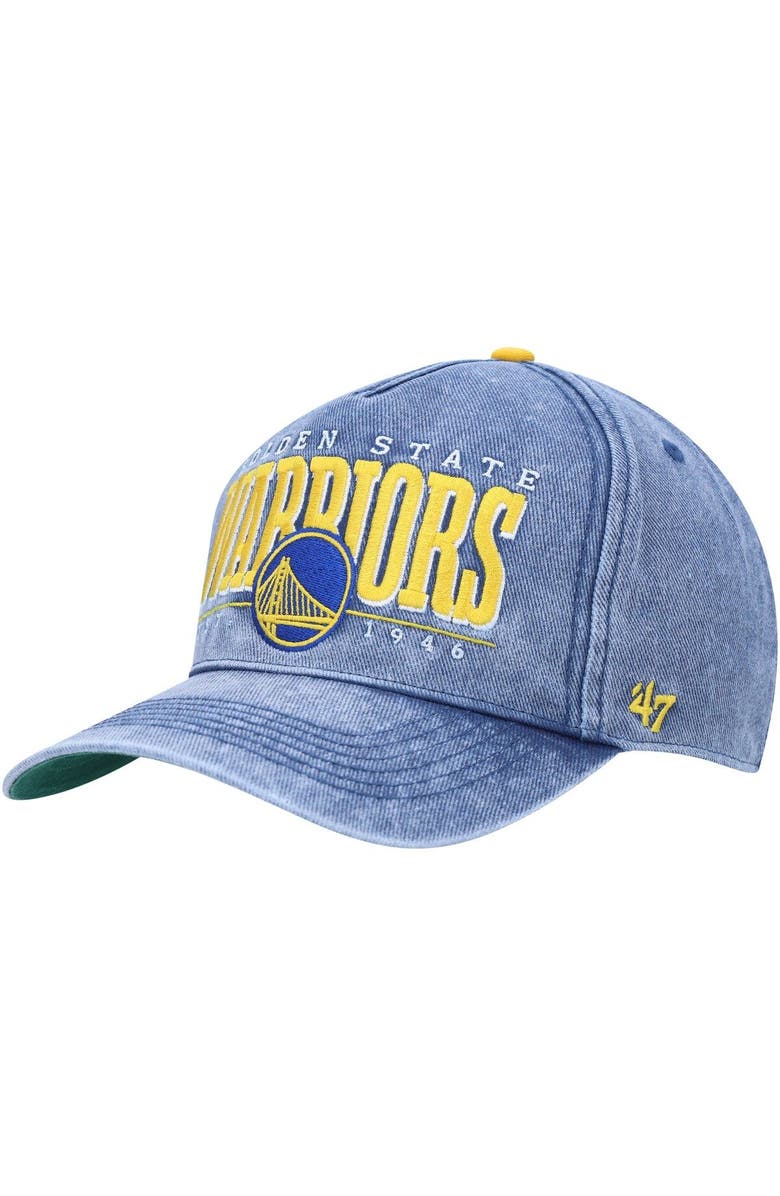 '47 Men's '47 Denim Golden State Warriors Fontana Hitch Snapback Hat, Main, color, 