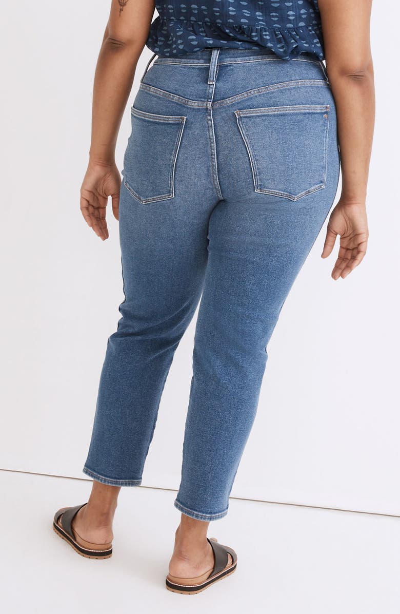 Madewell Curvy High Waist Ankle Stovepipe Jeans, Alternate, color,