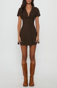 Princess Polly Pique Mini Shirtdress