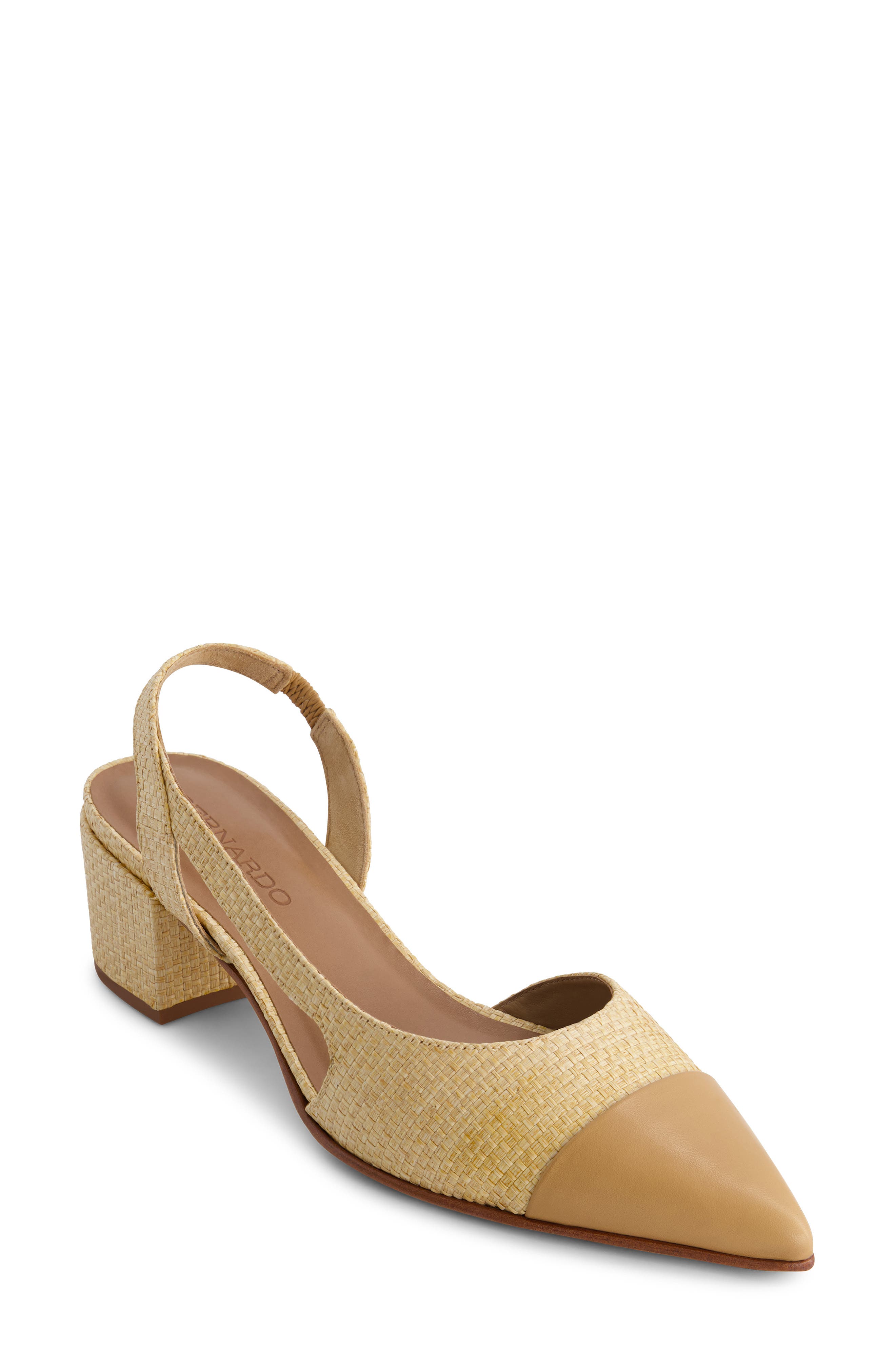 Bernardo Footwear Monroe Two-Tone Slingback Pump