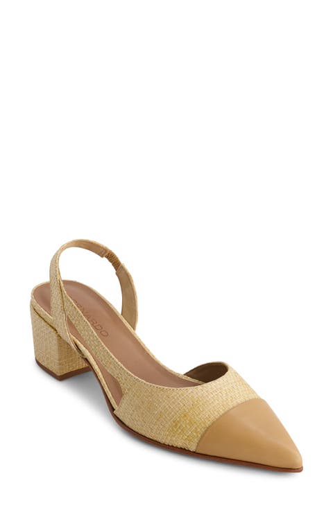 Monroe Two-Tone Slingback Pump (Women)