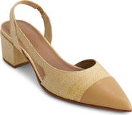 Bernardo Footwear Monroe Two-Tone Slingback Pump