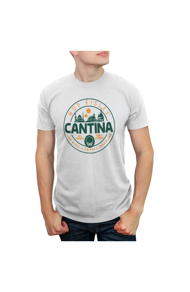 Star Wars Men's Star Wars Mos Eisley Cantina Badge  Graphic T-Shirt, Main, color, White