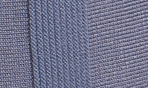 Spring + Mercer Textured Short Sleeve Button-up Sweater In Slate Blue