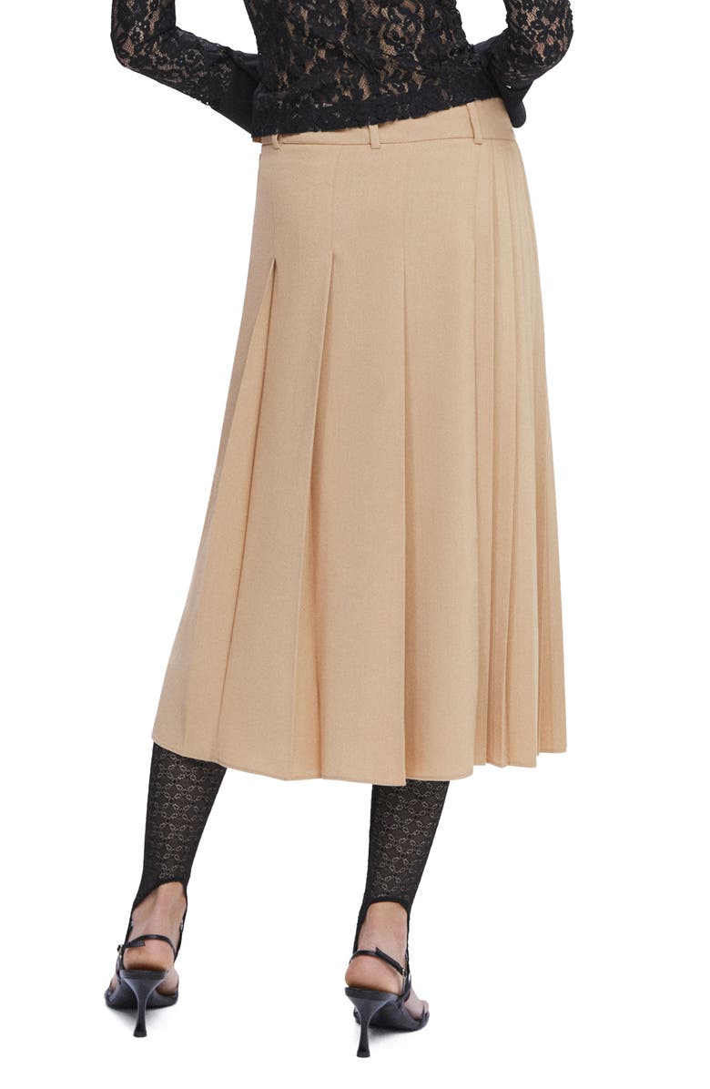 MANGO Pleated Skirt, Alternate, color, 