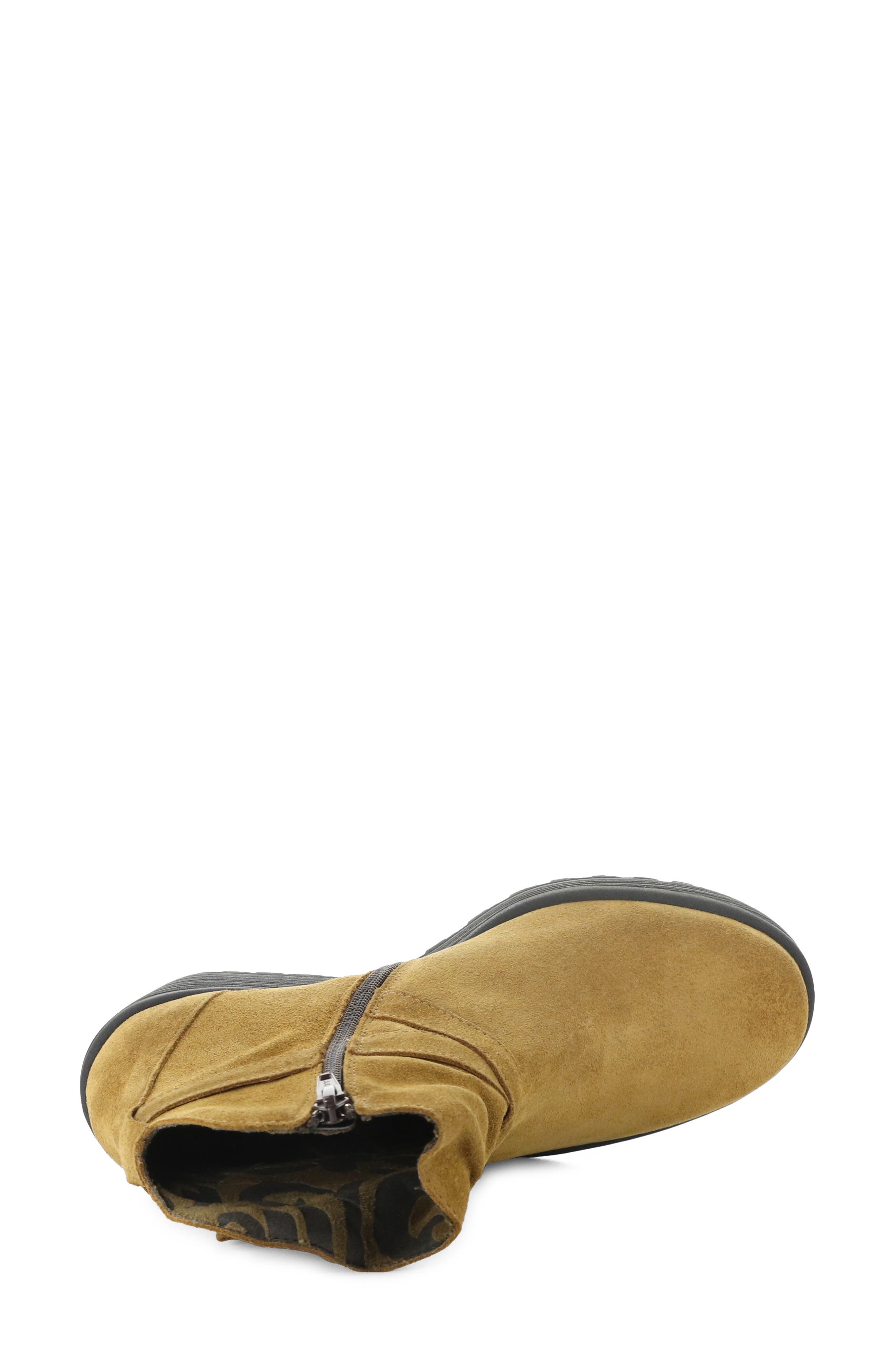 Loik Platform Wedge Bootie, Alternate, color, TOBACCO