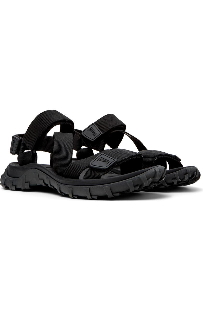 Camper Drift Trail Sandal, Main, color, Black