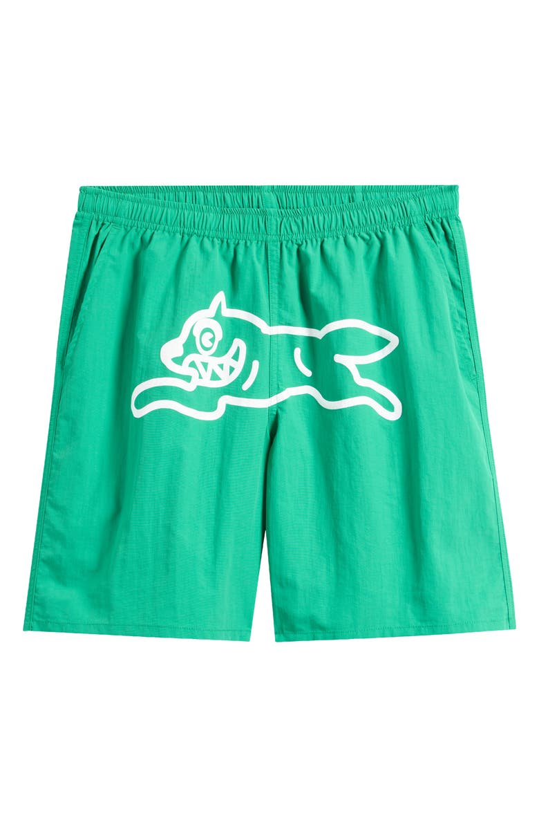 ICECREAM Runner Logo Shorts, Alternate, color, Jolly Green
