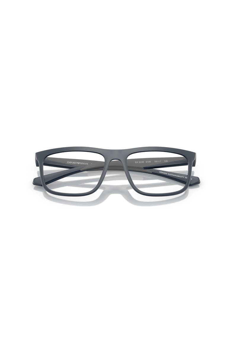 53mm Square optical glasses, Alternate, color, Blue