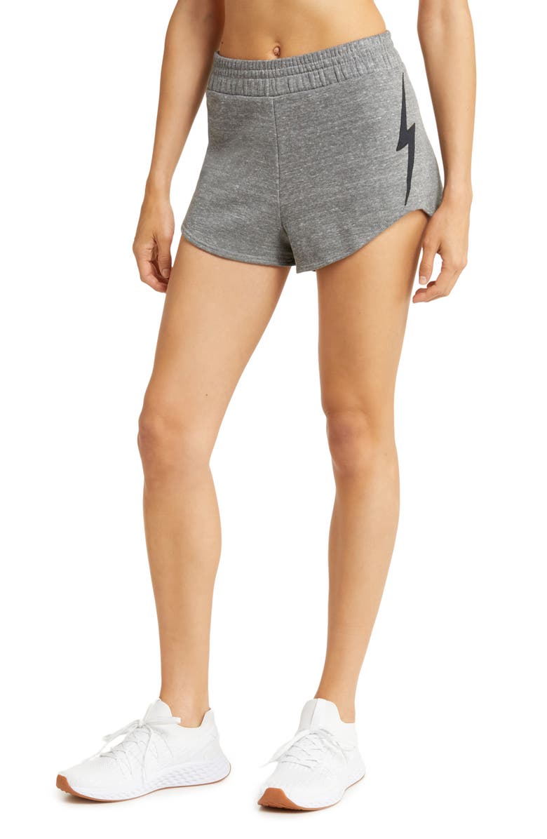 Aviator Nation Bolt Cotton Blend Shorts, Main, color,