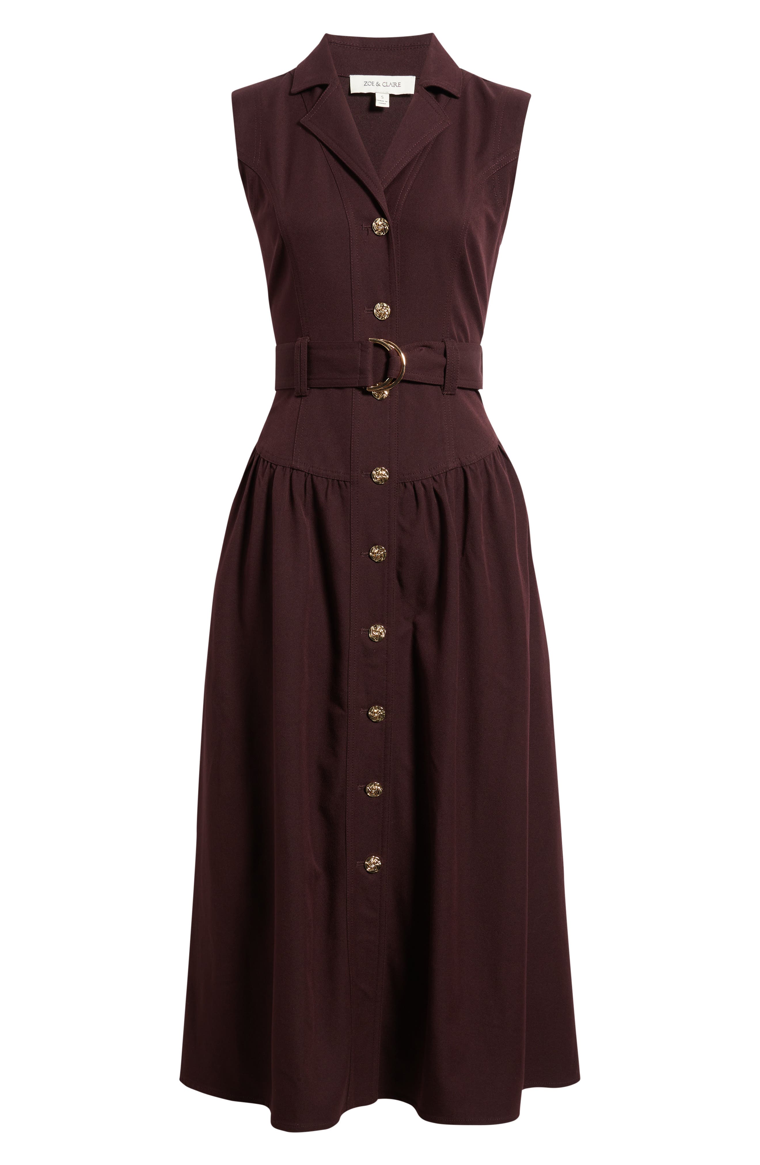 selected BURGUNDY