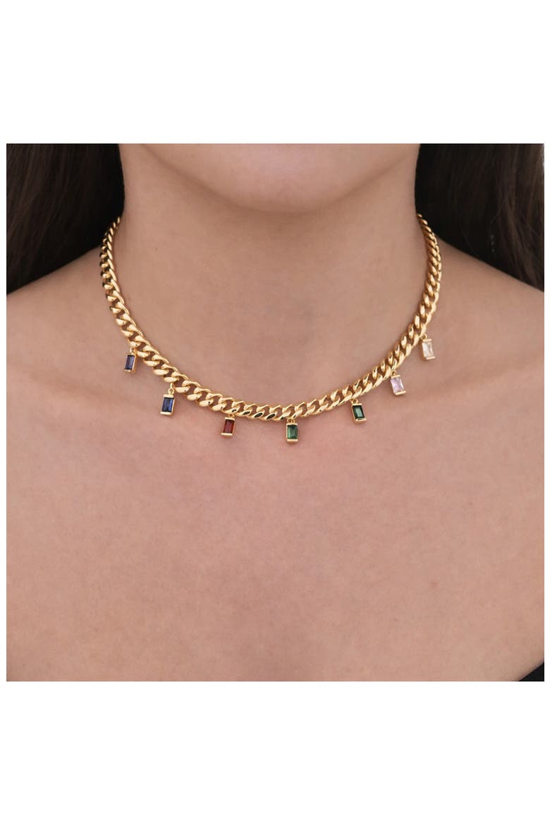 Noelle Charm Necklace, Alternate, color, GOLD