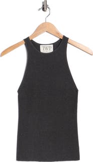 TWP Harbor Ribbed Leather Tank