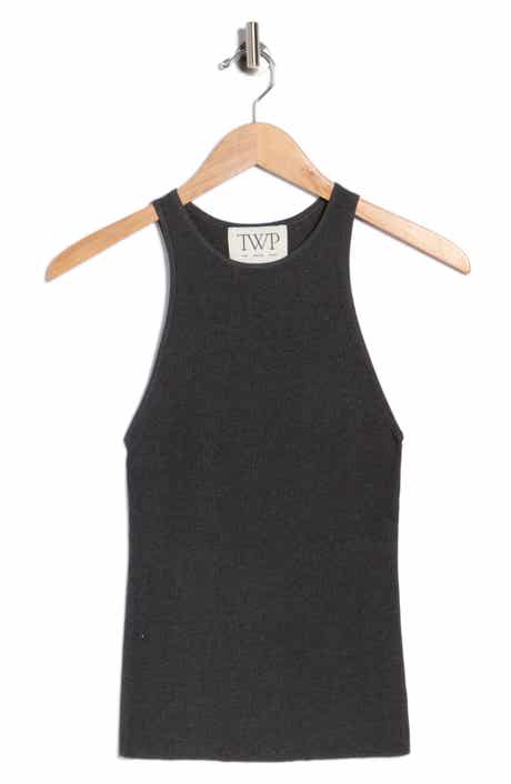 Harbor Ribbed Leather Tank