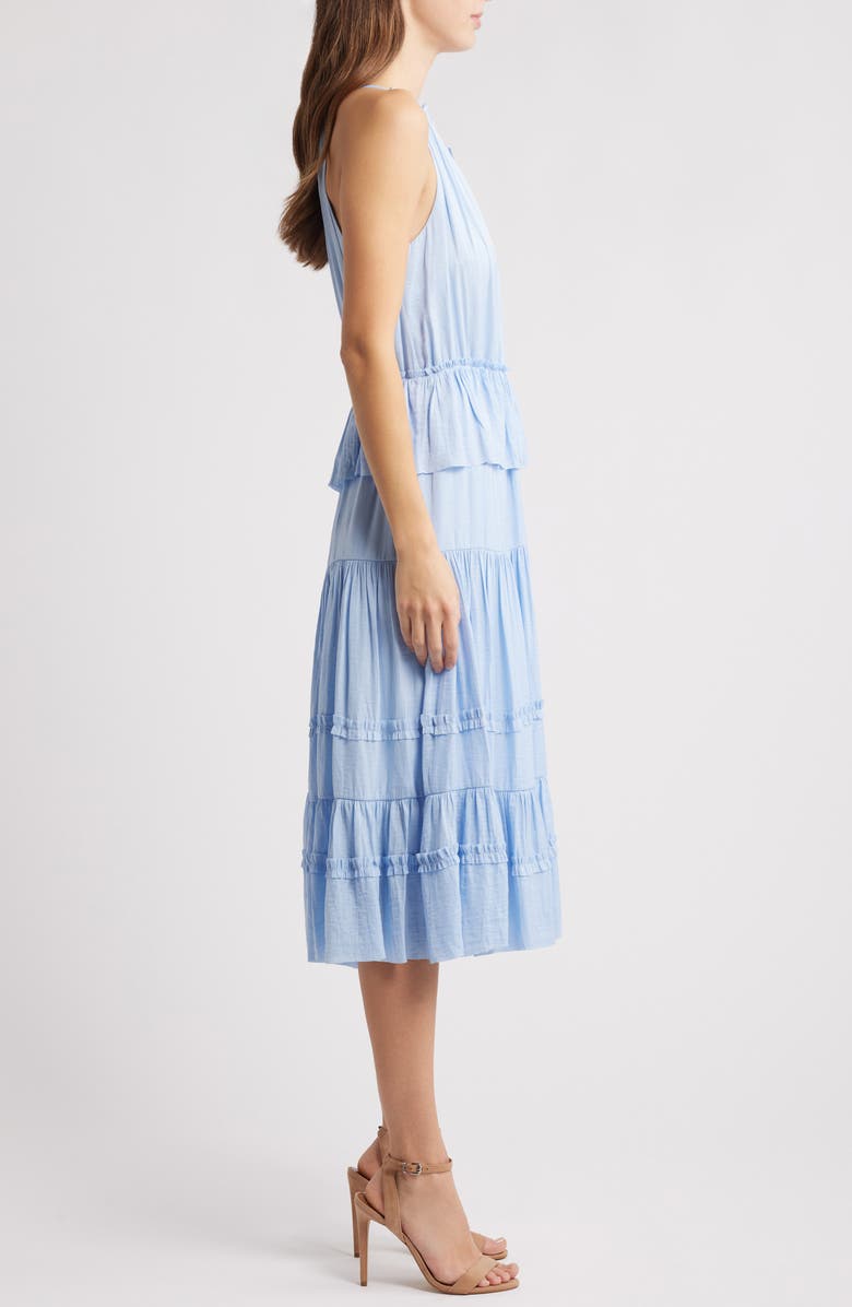 Sam Edelman Sleeveless Tiered Dress, Alternate, color, Light Blue