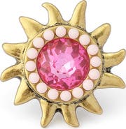 Kurt Geiger London Pavé Stone Sun Cocktail Ring