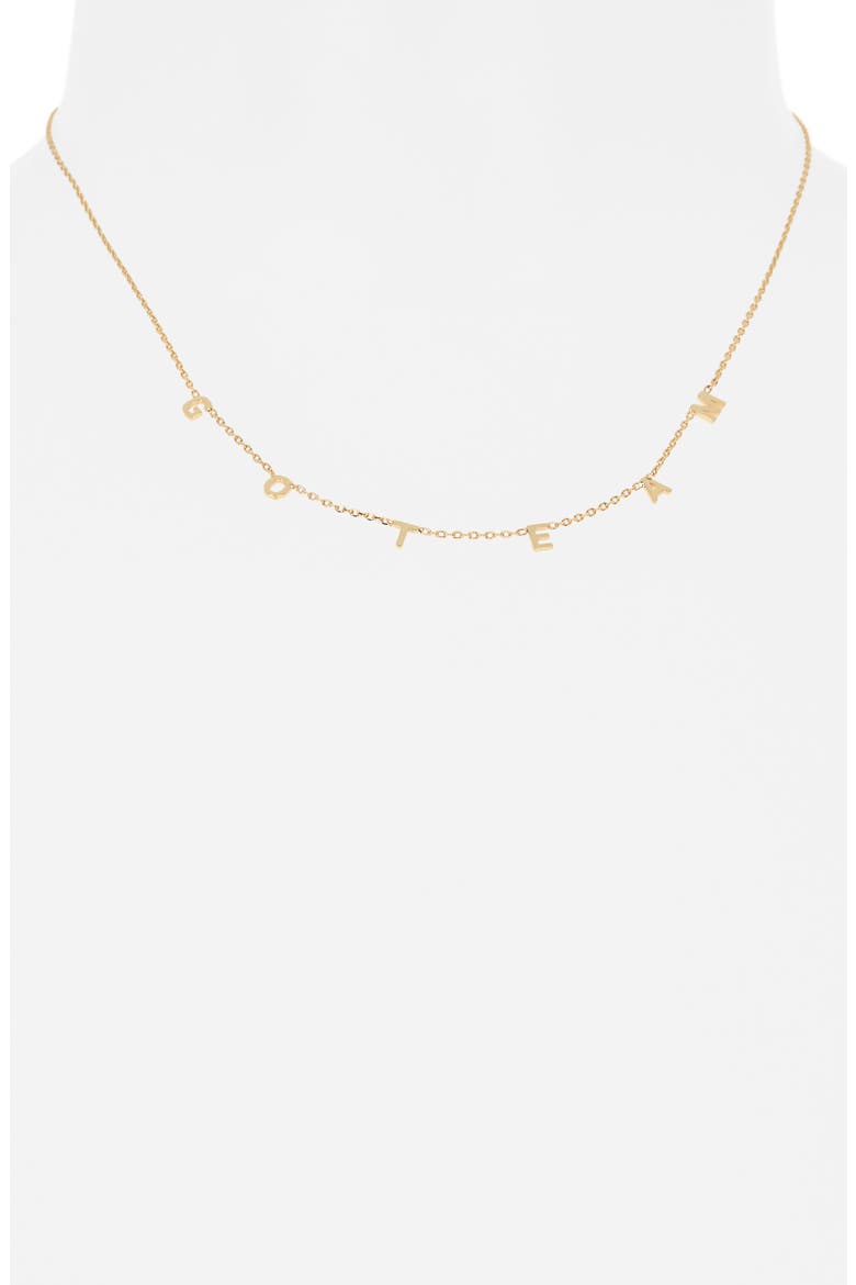 Gameday Shaker Chain Necklace, Alternate, color, GOLD