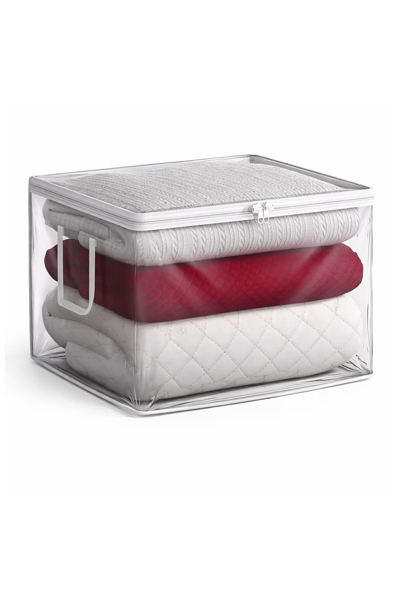 Large Clear Foldable Storage Bag, Alternate, color, NO COLOR
