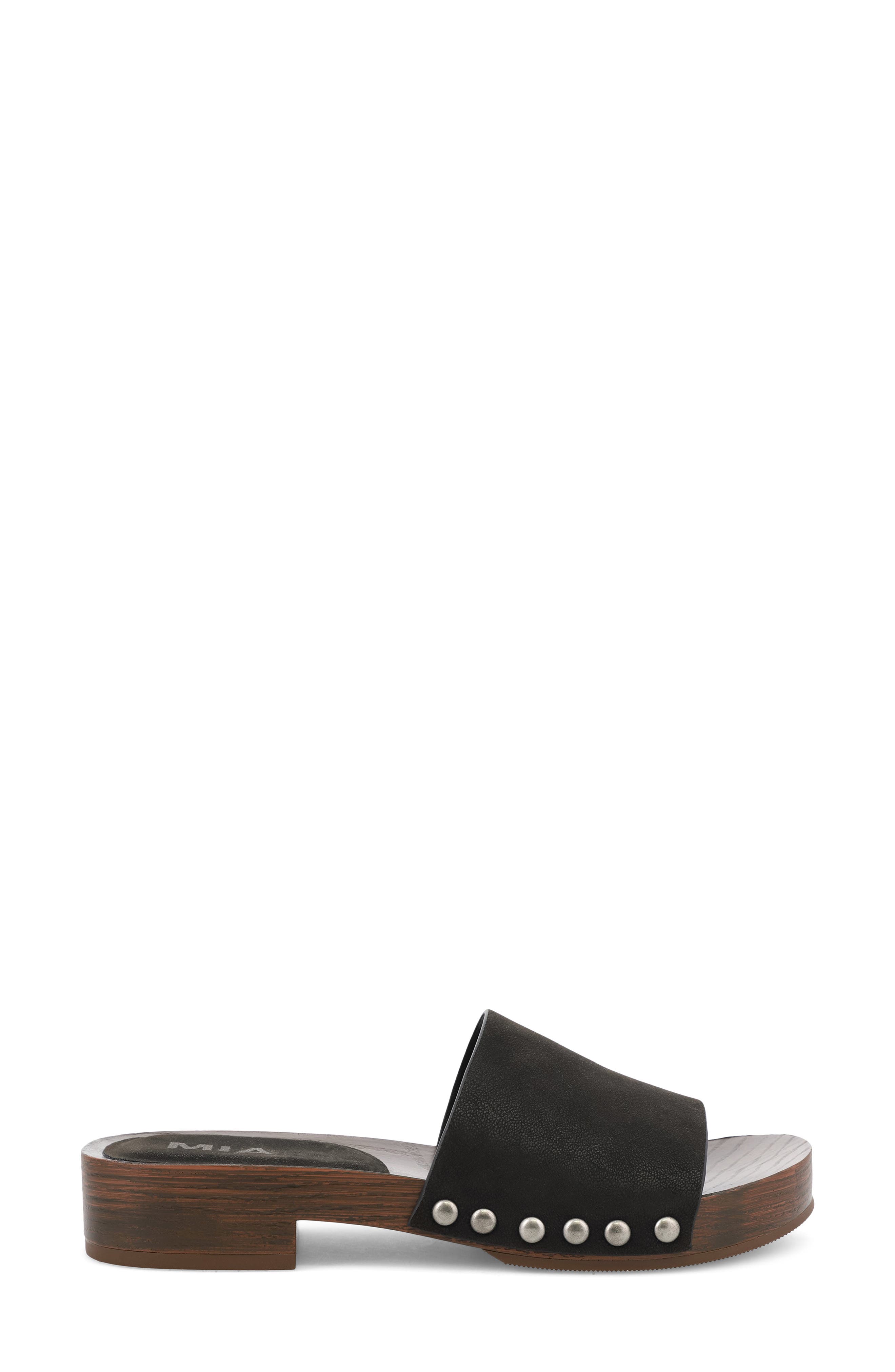 MIA Lanell Slide Sandal, Alternate, color, Black Brus