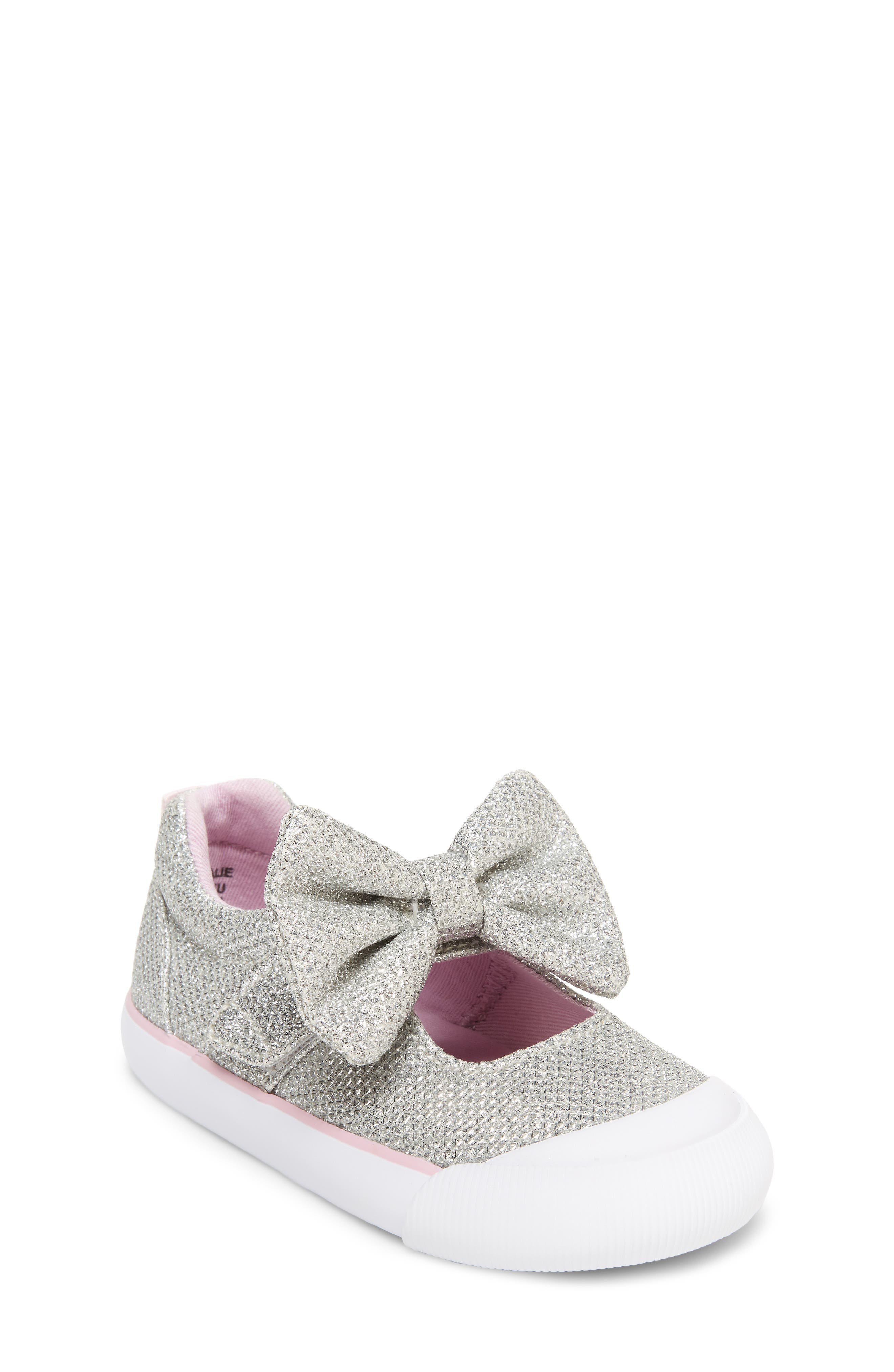 Stride Rite Rosalie Glitter Bow Mary Jane, Main, color, 