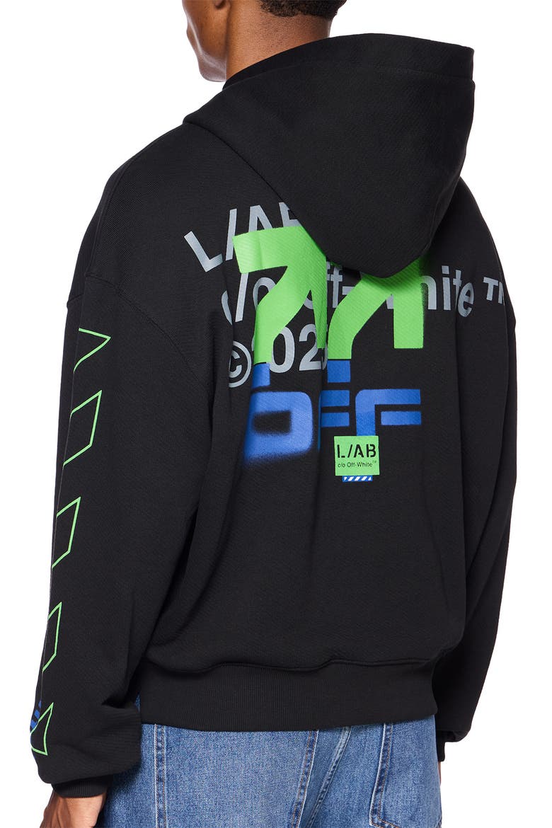 Off Active Hoodie, Alternate, color, BLACK