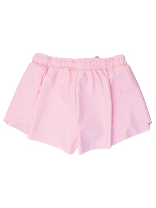 Rufflebutts Girls Active Butterfly Shorts In Pink