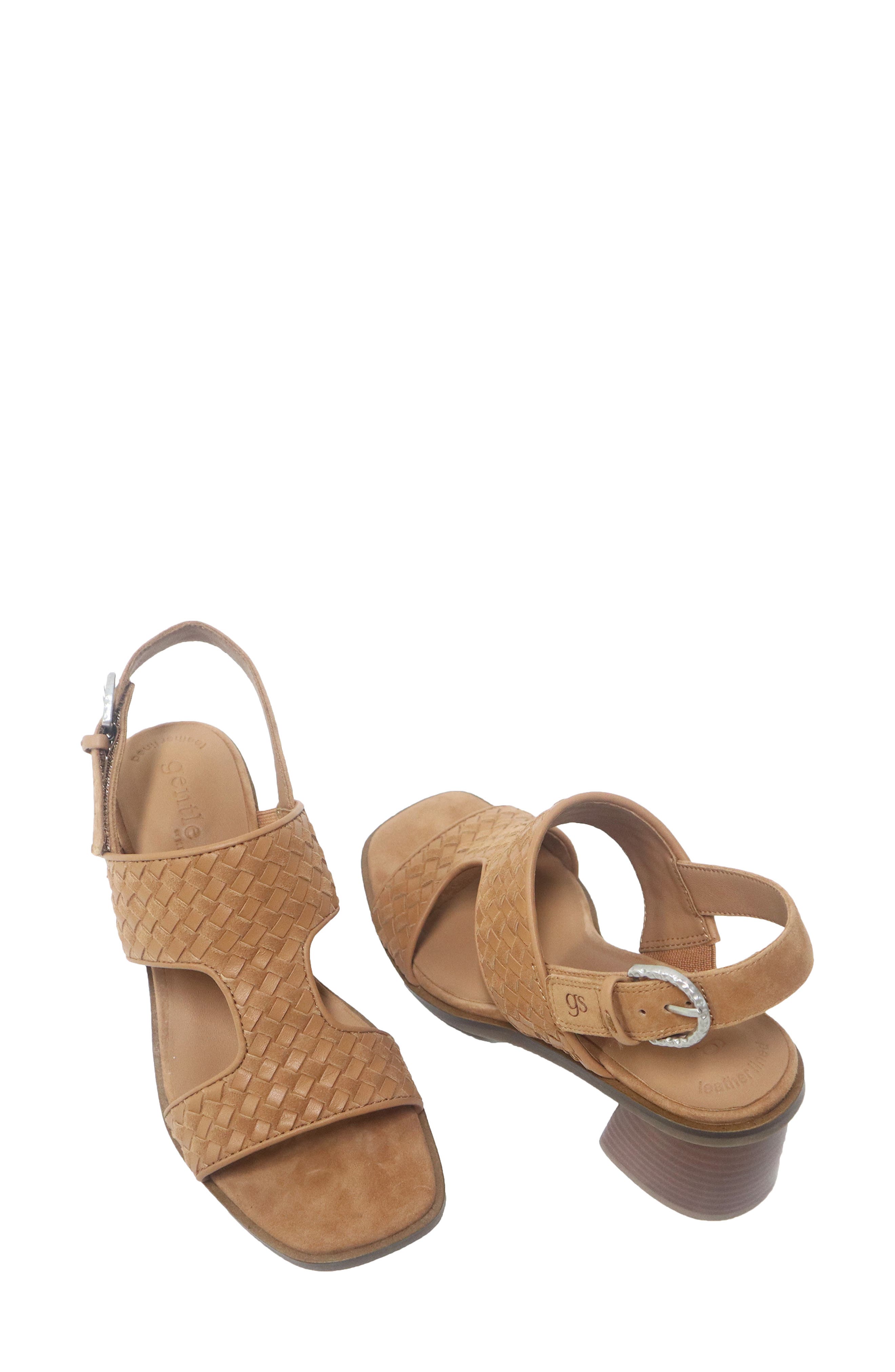 Gentle Souls Manda Sandal, Alternate, color, Tan Leather