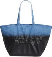 Alexander Wang Punch Dip Coated Denim Tote