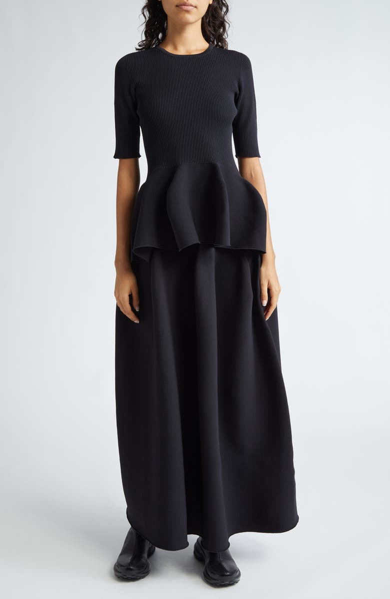 CFCL Pottery Rib Peplum Top, Alternate, color,