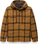 prAna Asgard Hooded Flannel Shirt Jacket