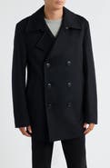 BOSS Hyde Wool & Cashmere Peacoat