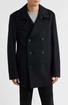 BOSS Hyde Wool & Cashmere Peacoat