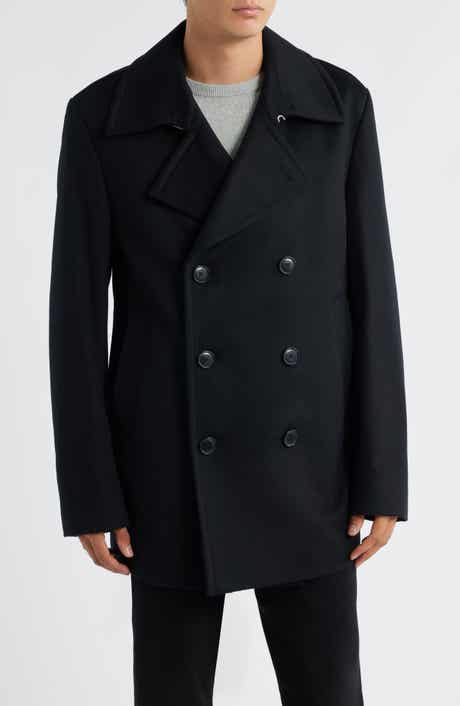 BOSS Hyde Wool & Cashmere Peacoat