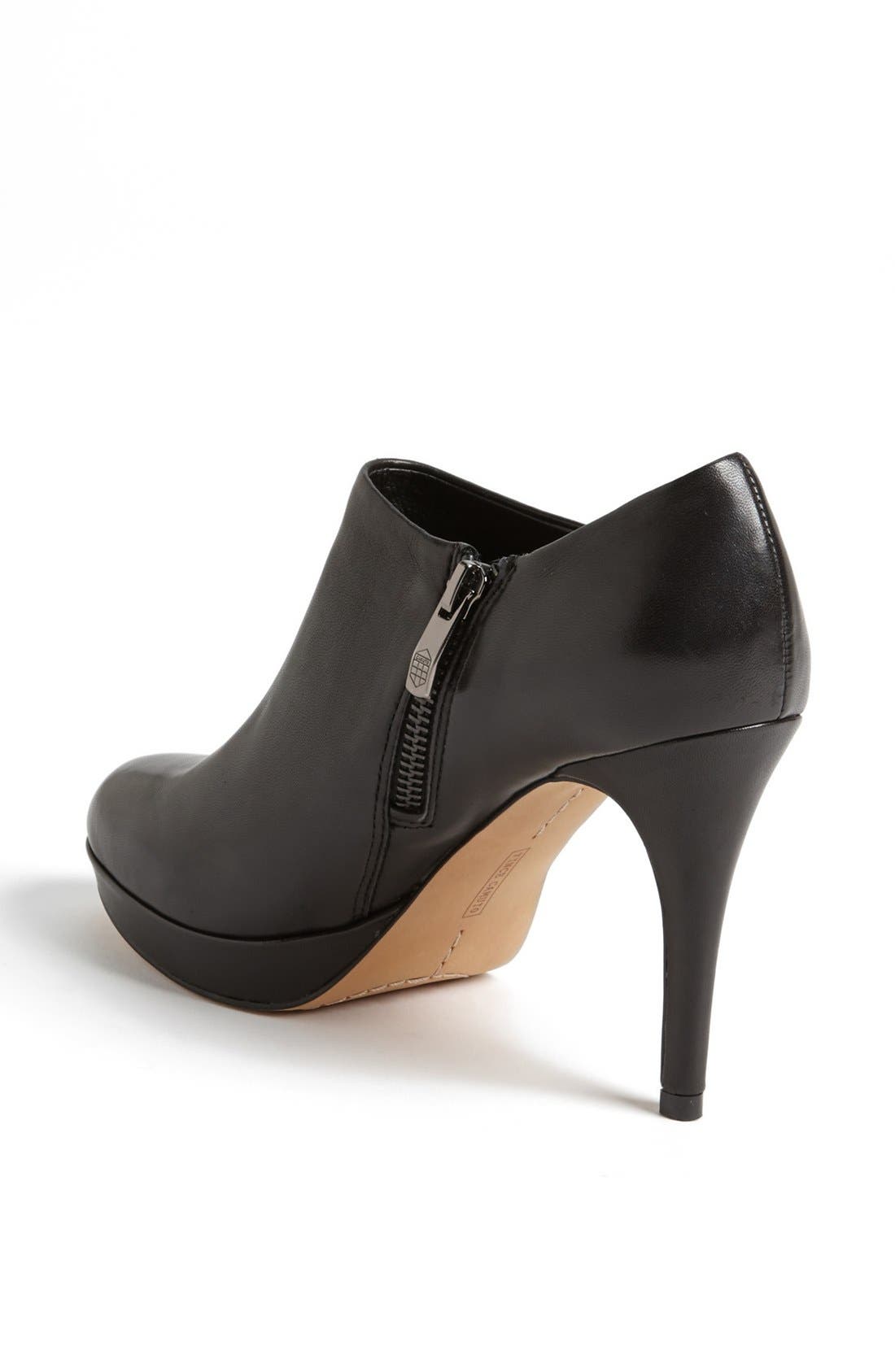 'Elvin' Bootie, Alternate, color, BLACK NAPPA