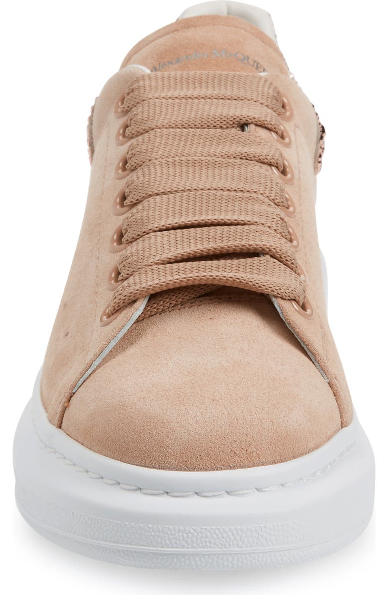 McQueen Alexander McQueen Oversize Crystal Embellished Sneaker, Alternate, color,
