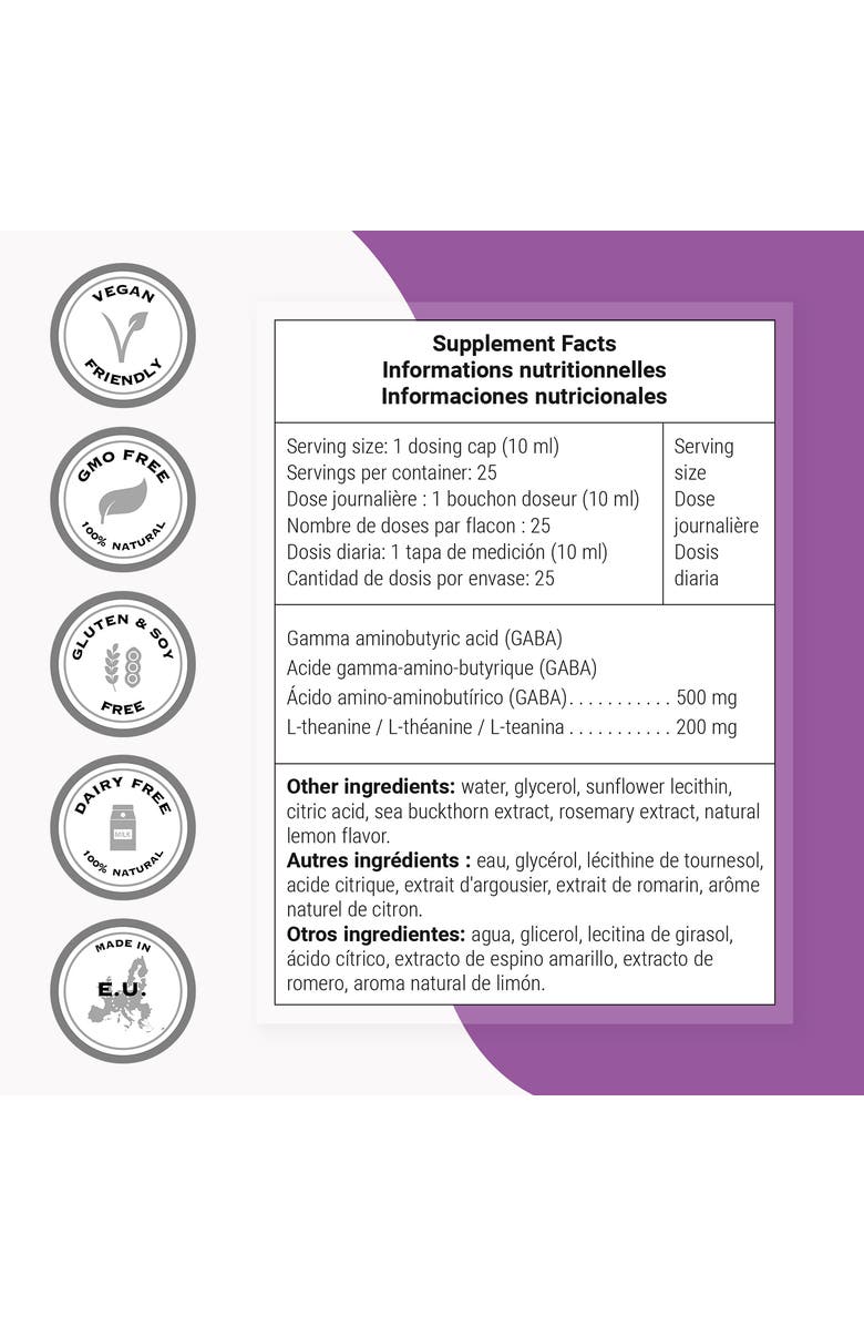 SuperSmart Liposomal GABA 500mg per Day, Alternate, color, 