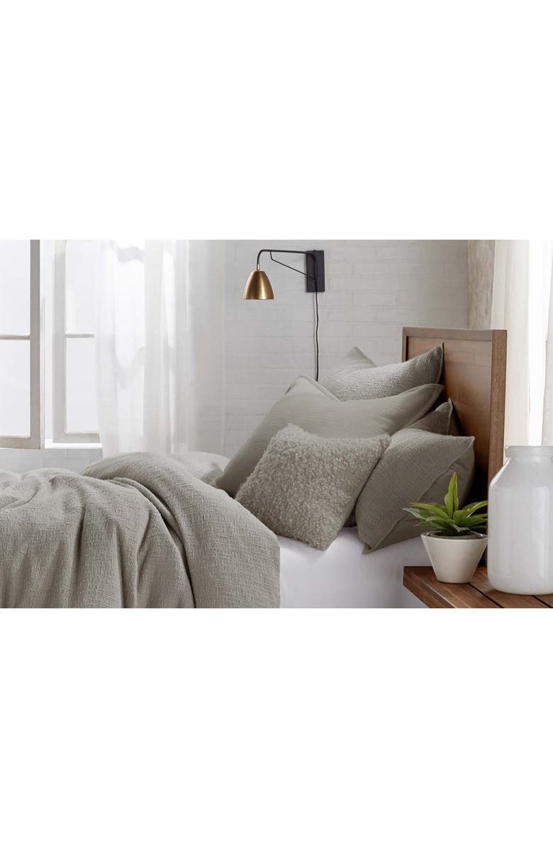 DKNY Pure Looped Accent Pillow, Alternate, color, Grey