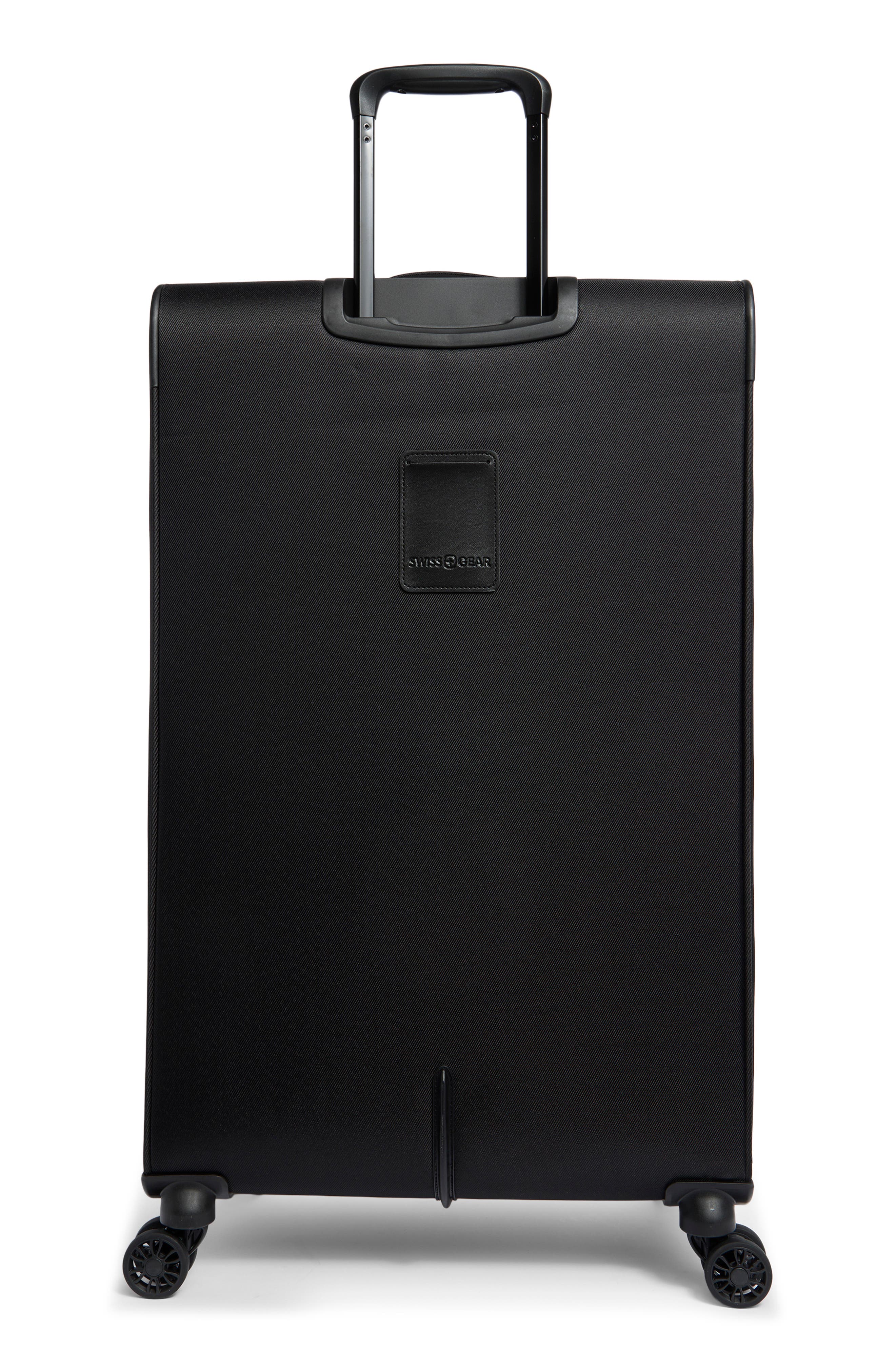 SWISSGEAR 28-Inch Softside Spinner Luggage, Alternate, color, Black