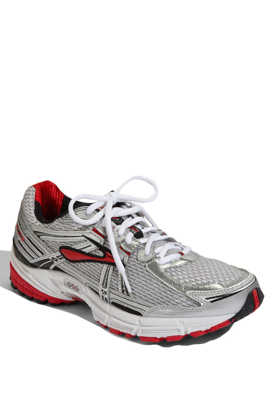 'Adrenaline™ GTS 11' Running Shoe, Main, color, WHITE/ BLACK/ SILVER/ SLAM