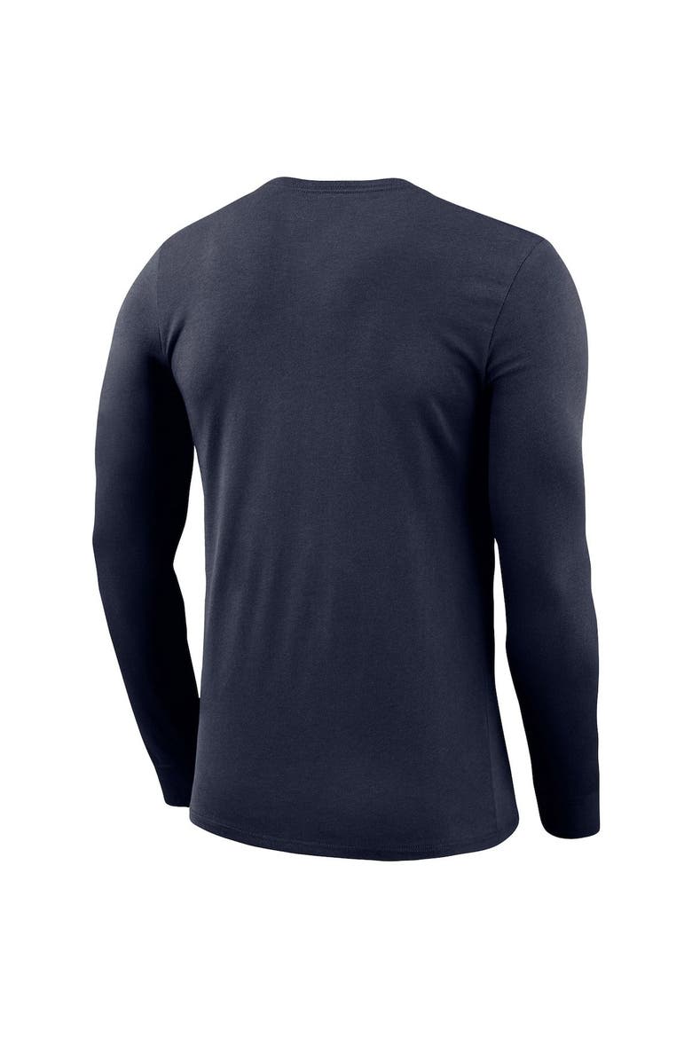 Men's Nike Navy Villanova Wildcats Legend Wordmark Performance Long Sleeve T-Shirt, Alternate, color, Navy