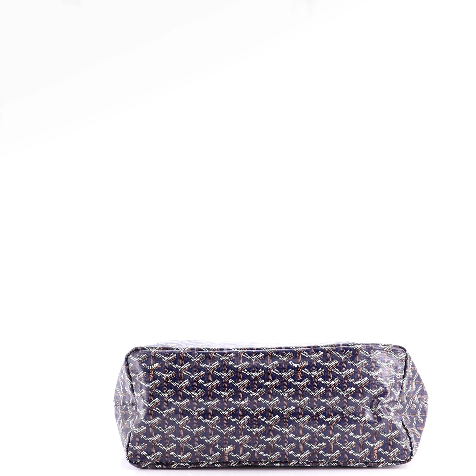 Pre-Owned Goyard Saint Louis Tote Coated Canvas PM, Alternate, color, Blue