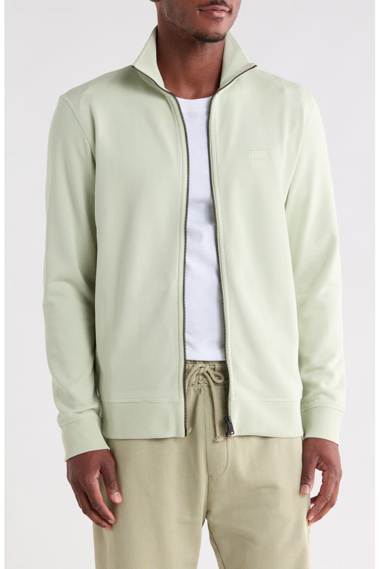 Zestart Full Zip Sweatshirt, Main, color, OPEN GRN