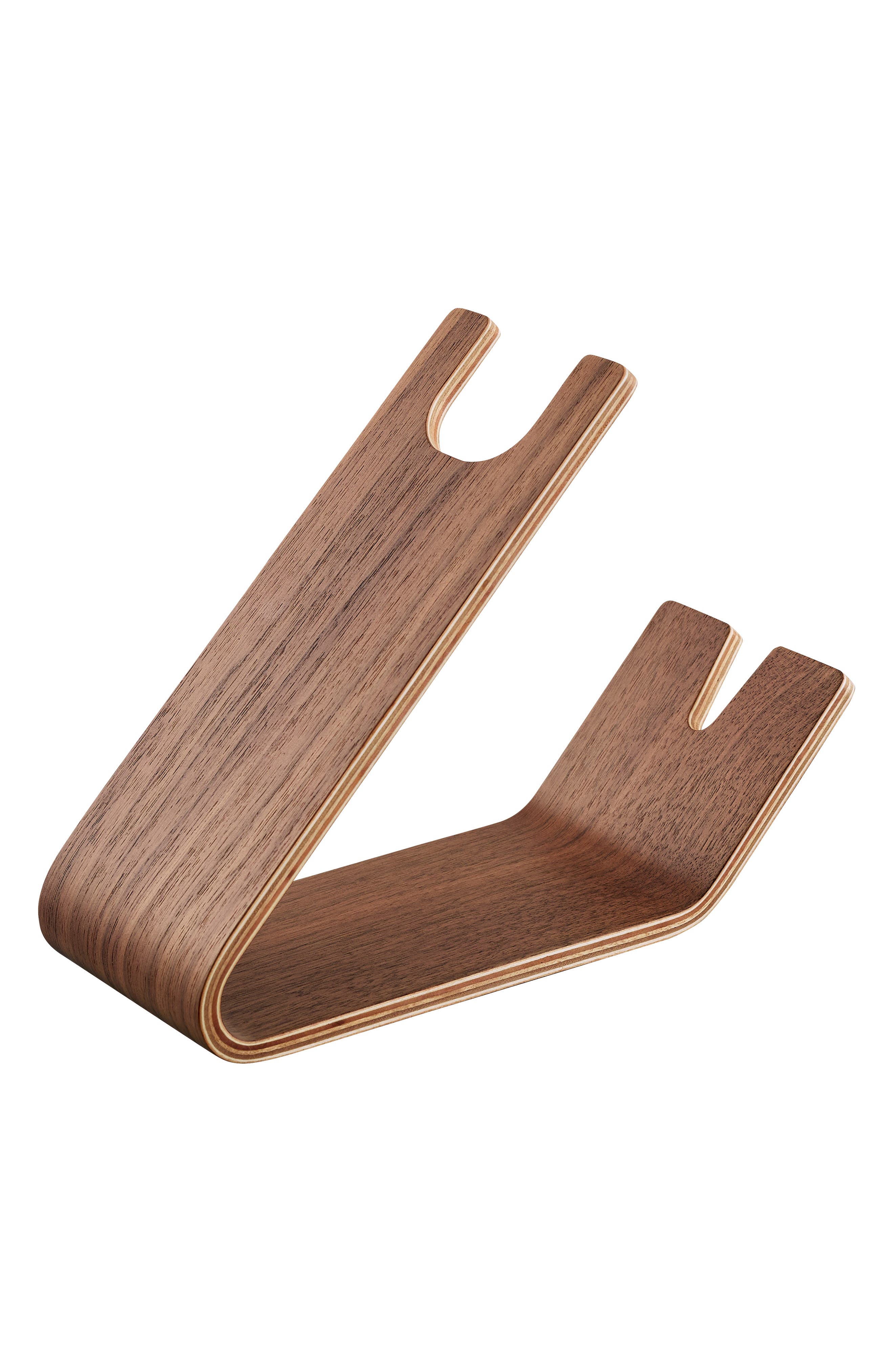 Yamazaki Hair Dryer & Iron Stand In Brown